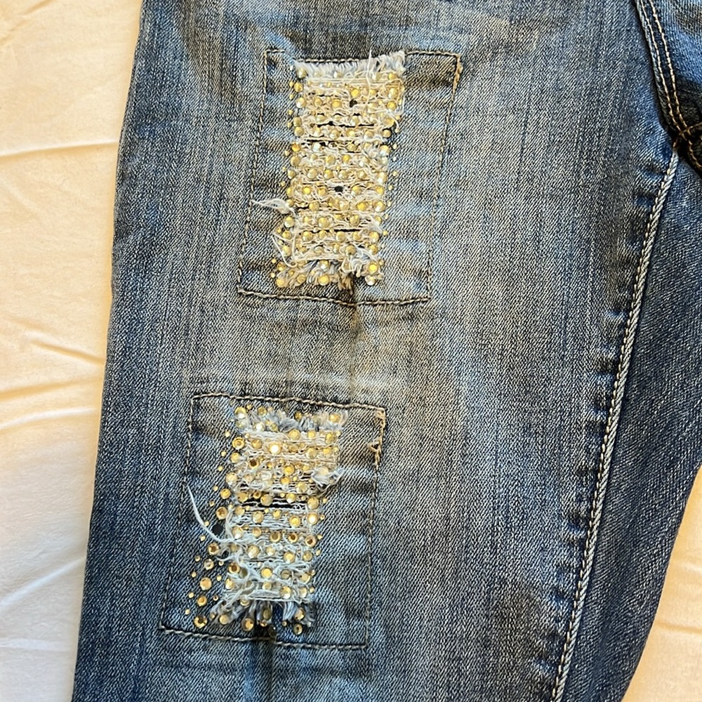 Cache Rhinestone Detail Jeans - Picture 4 of 8